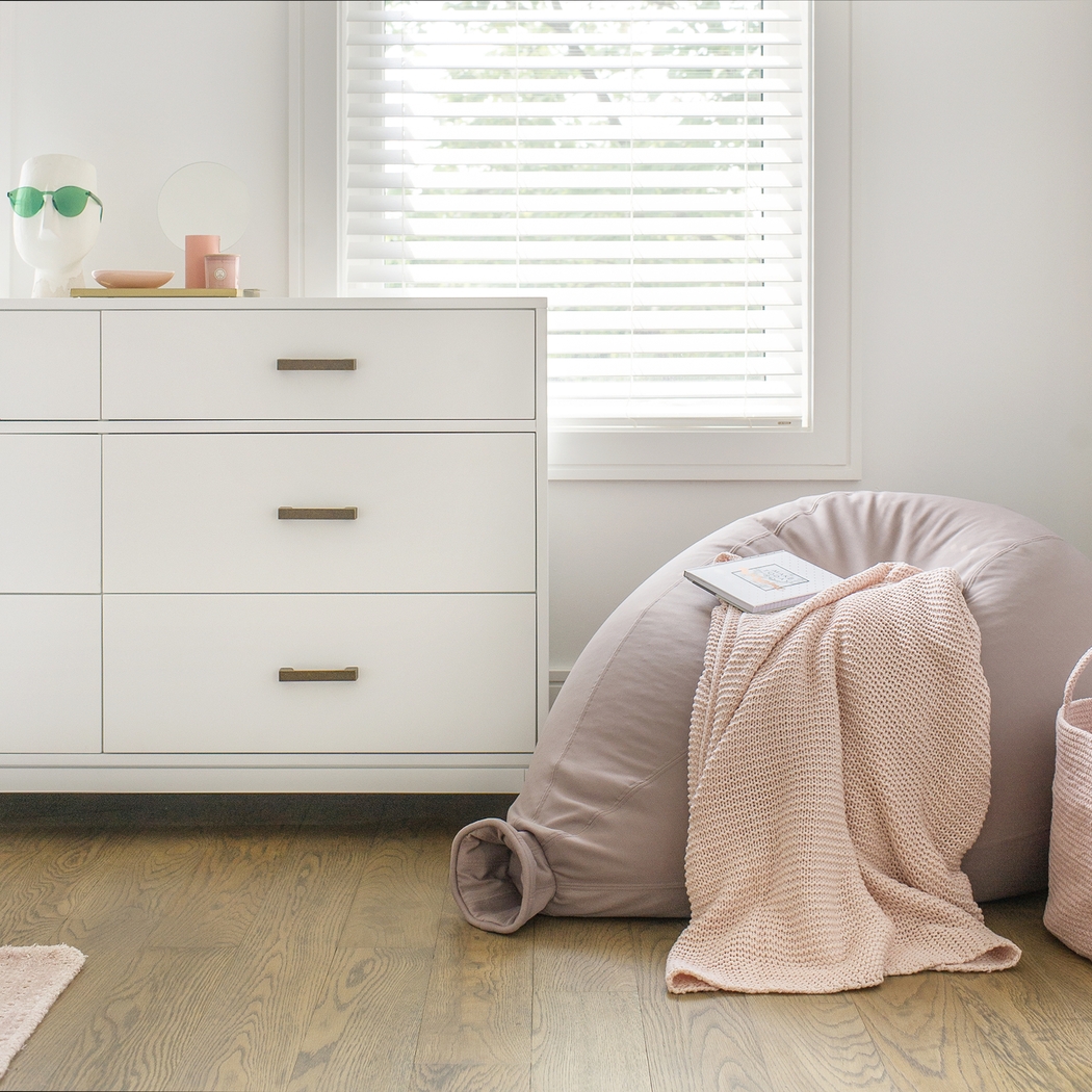 Kids Birthday Balloon Gray Bean Bag Chair - Thumbnail - Image 2