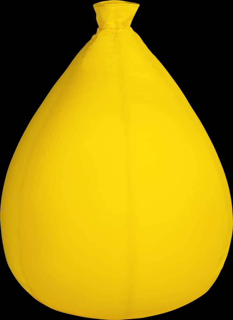 Kids Birthday Balloon Yellow Bean Bag Chair - Thumbnail - Image 1