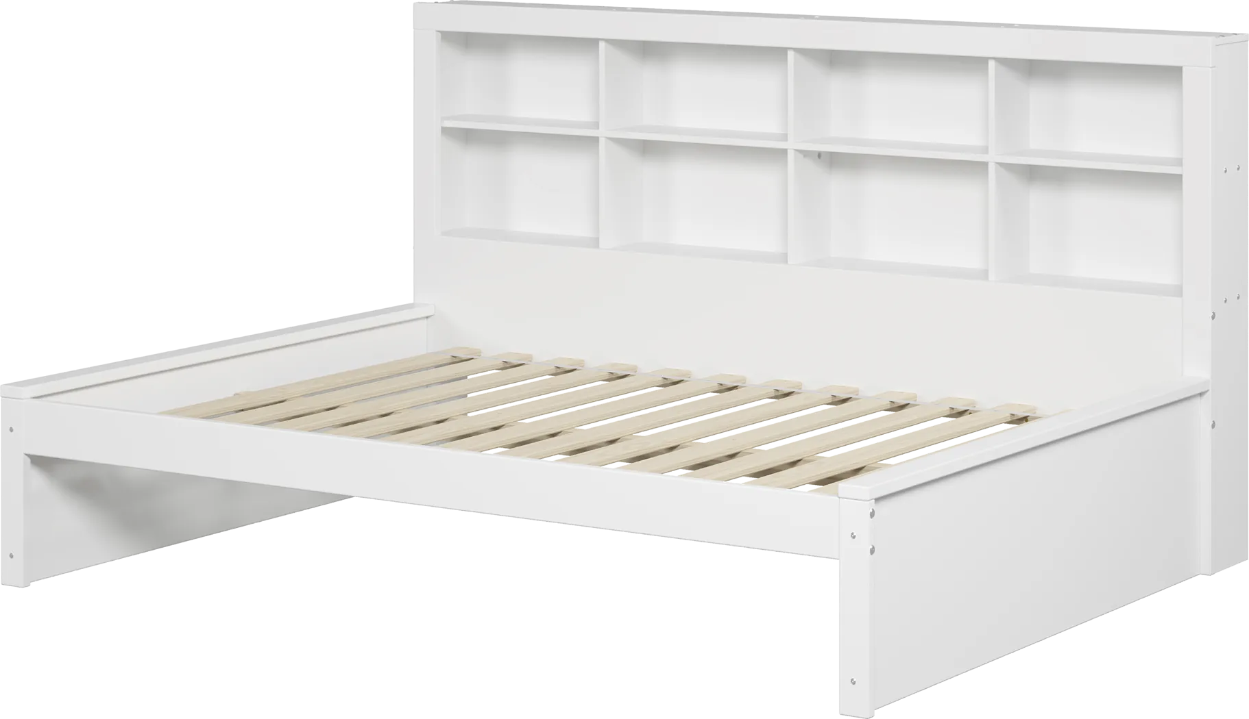 Kids Biserka I White Full Day Bed with Bookcase - Thumbnail - Image 6