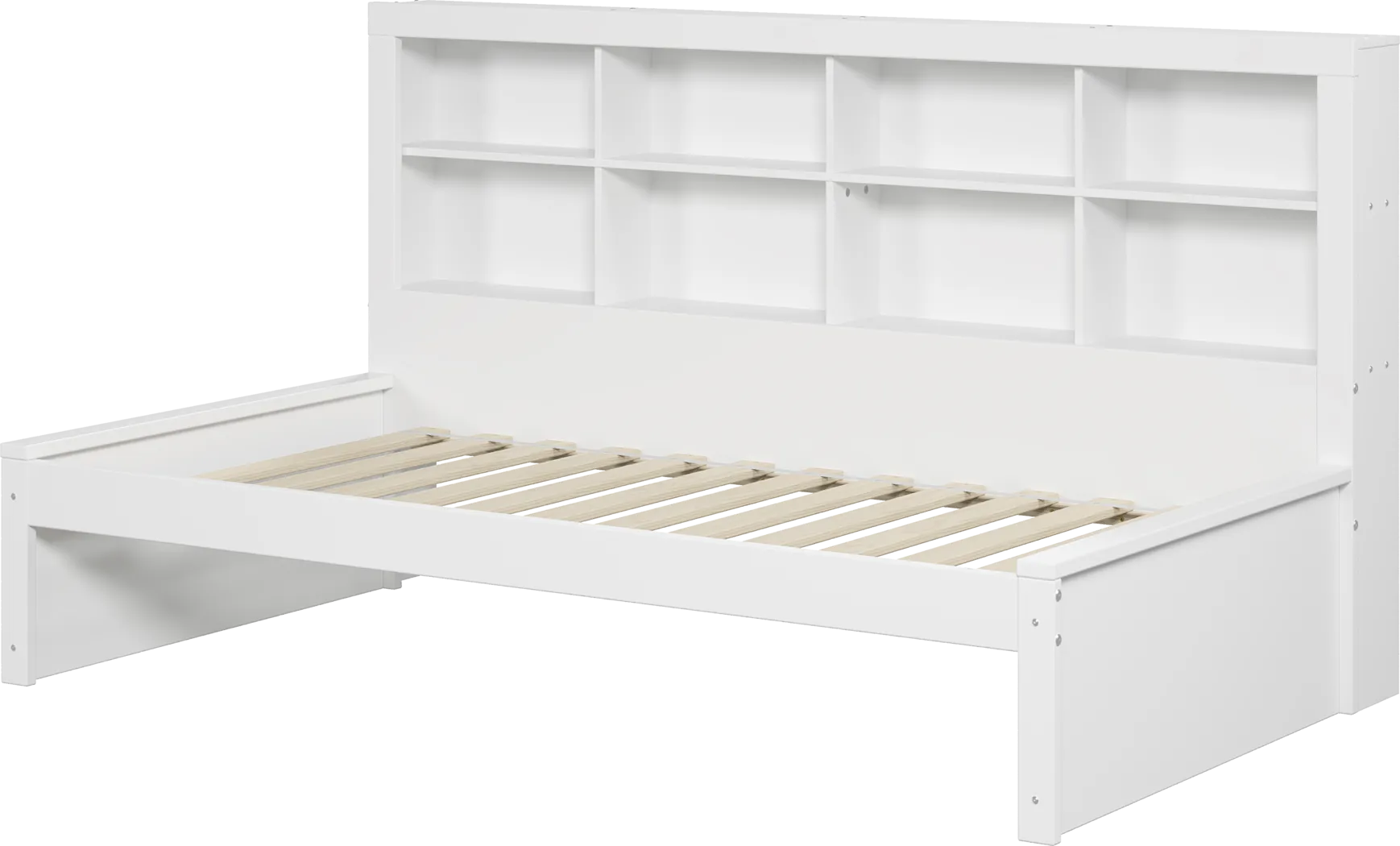 Kids Biserka I White Twin Day Bed with Bookcase - Thumbnail - Image 6