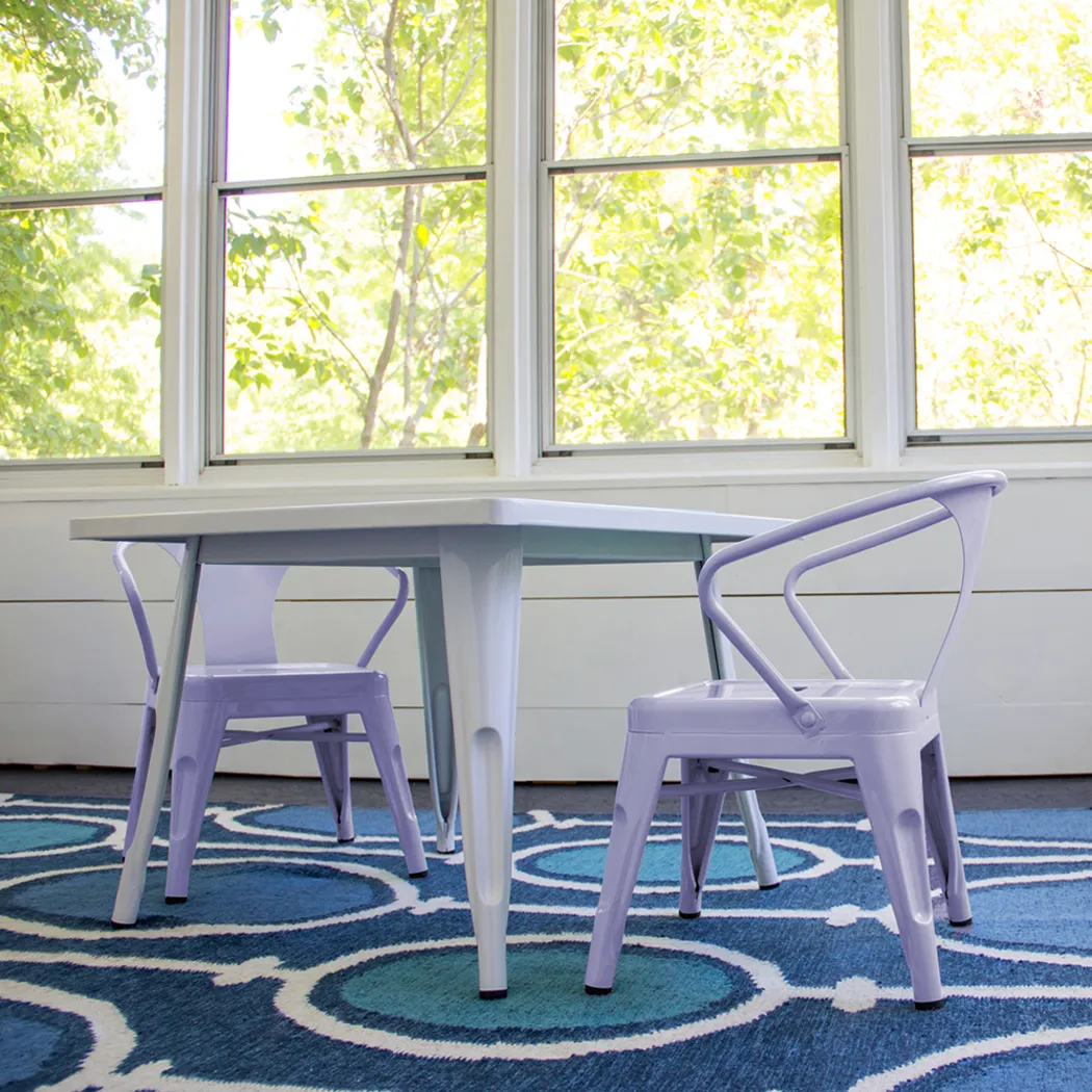 Kids Bixy Lavender Chair, Set of 2 - Thumbnail - Image 4