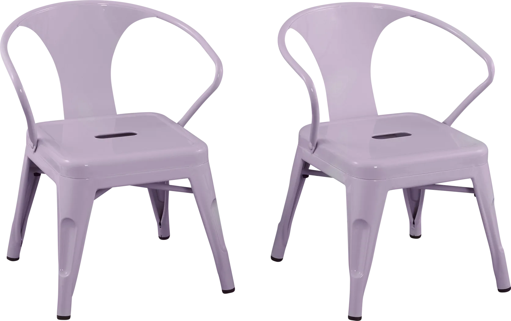 Kids Bixy Lavender Chair, Set of 2 - Thumbnail - Image 1
