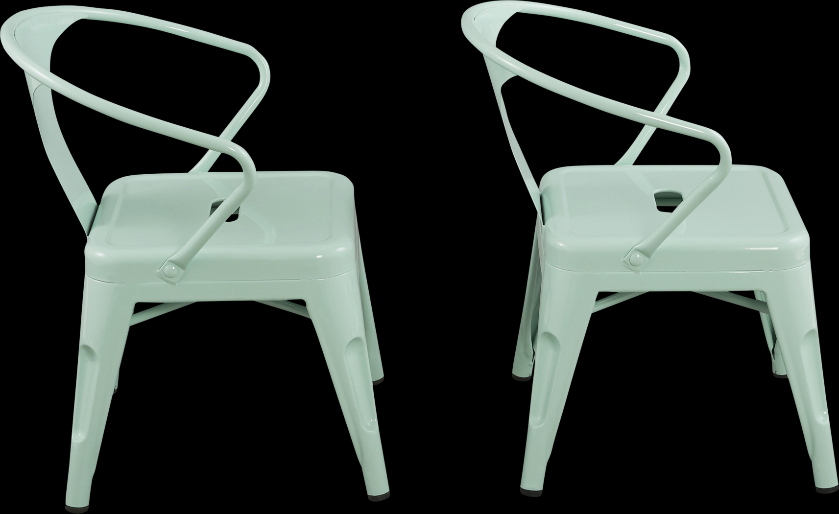 Kids Bixy Mint Chair, Set of 2 - Thumbnail - Image 2