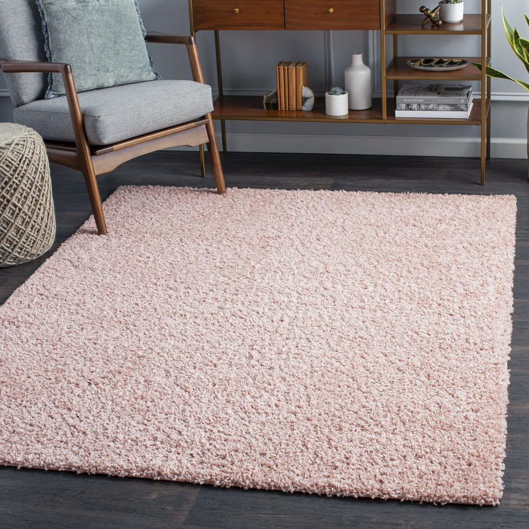 Kids Blissful Pastel Pink 7' x 9' Rug - Thumbnail - Image 7