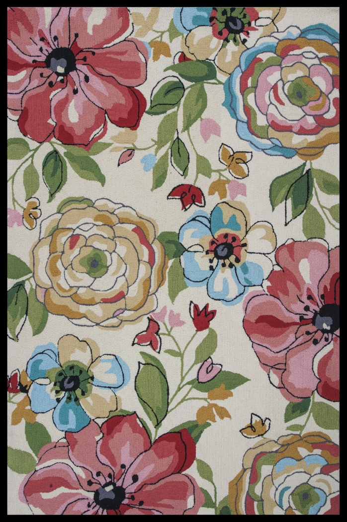 Kids Blooming Blast Multi 5' x 7'6 Rug - Thumbnail - Image 1
