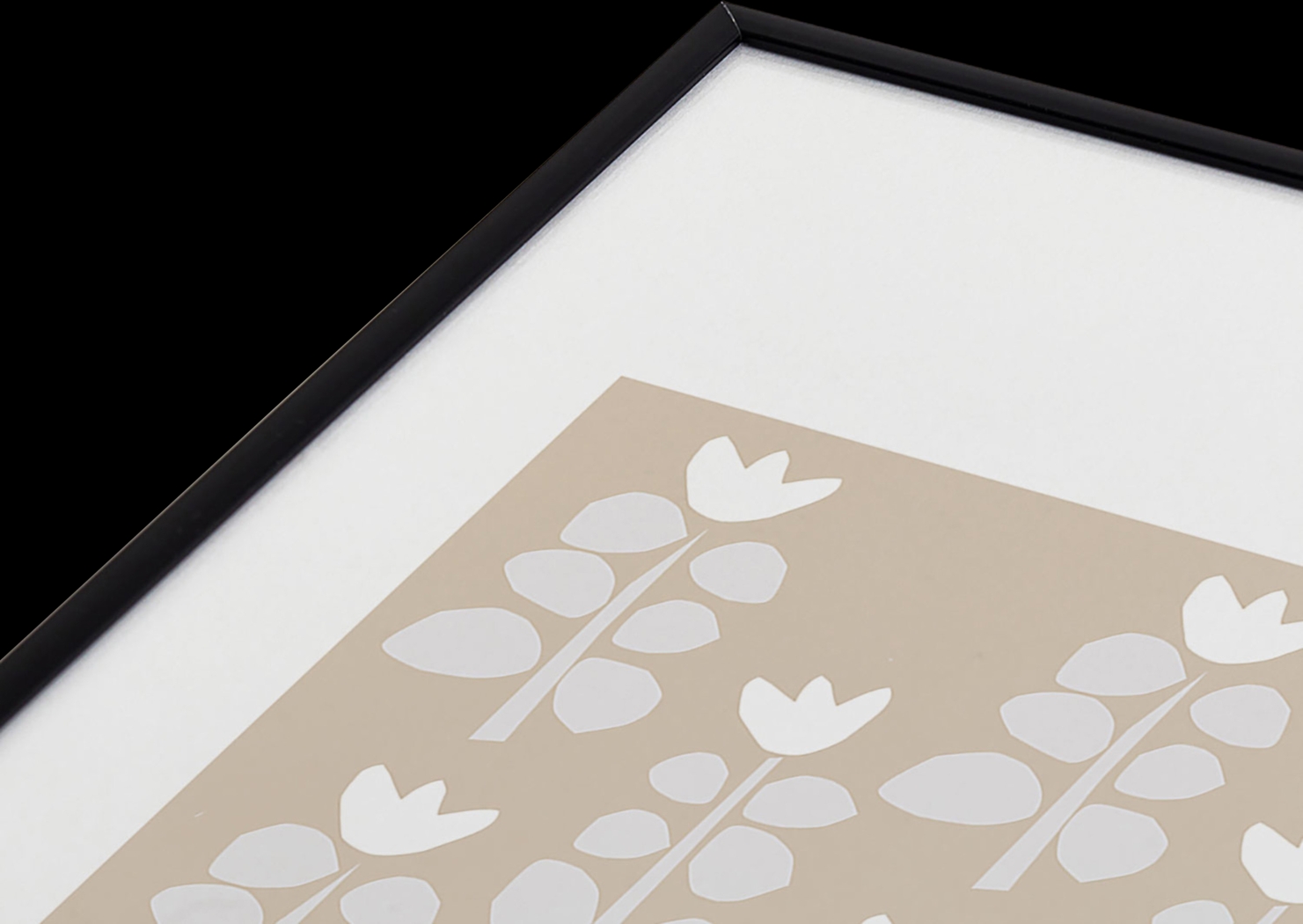 Kids Blooming Spring I Beige Metal Framed Print - Thumbnail - Image 3