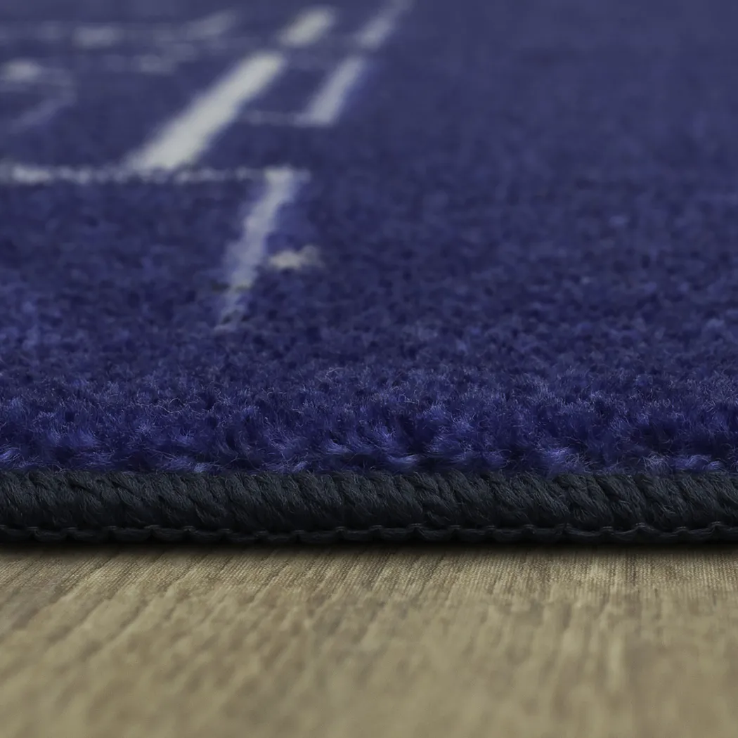 Kids Blueprint Auto Blue 8' x 10' Rug - Image 6