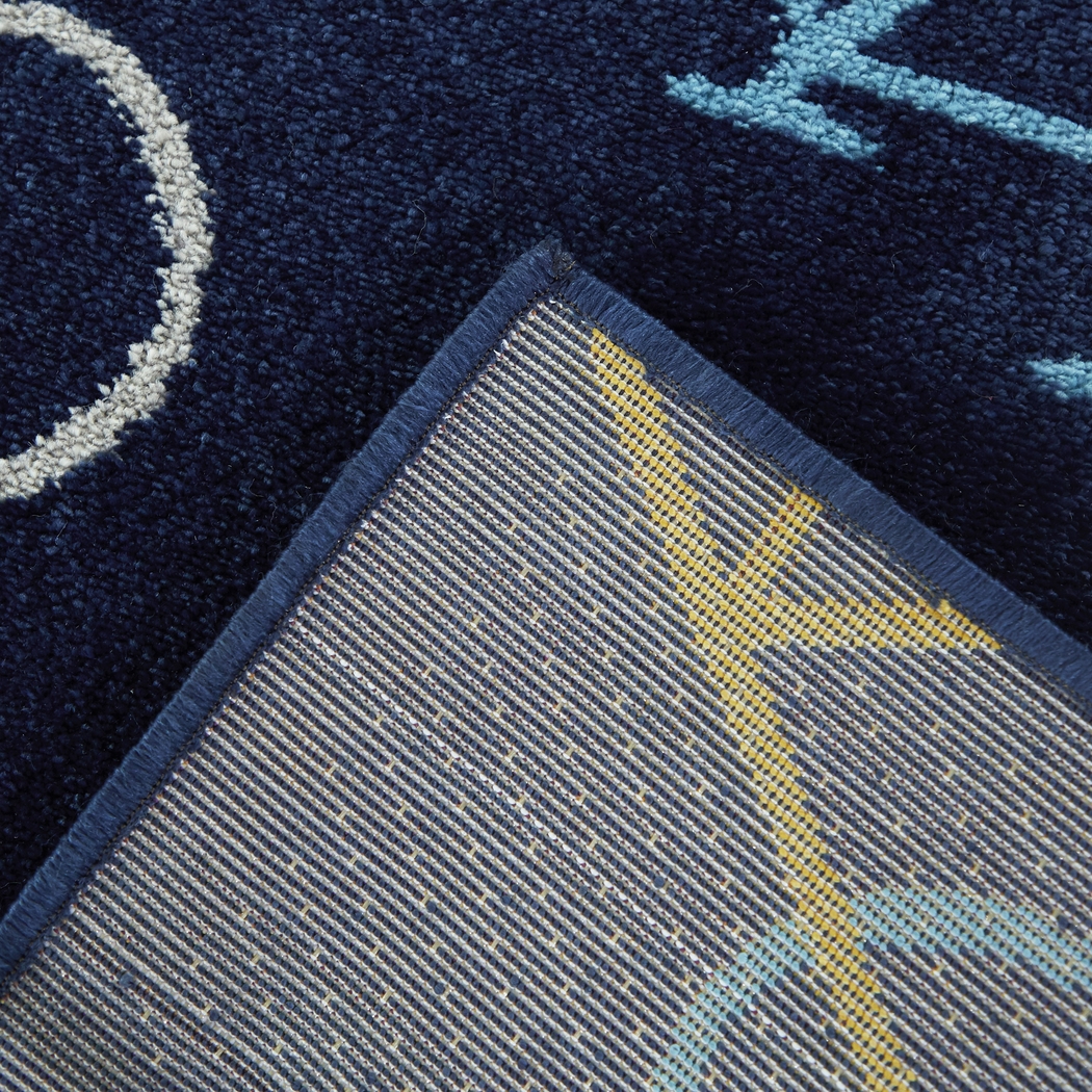 Kids Blyford Blue 5'3 x 7' Rug - Thumbnail - Image 4