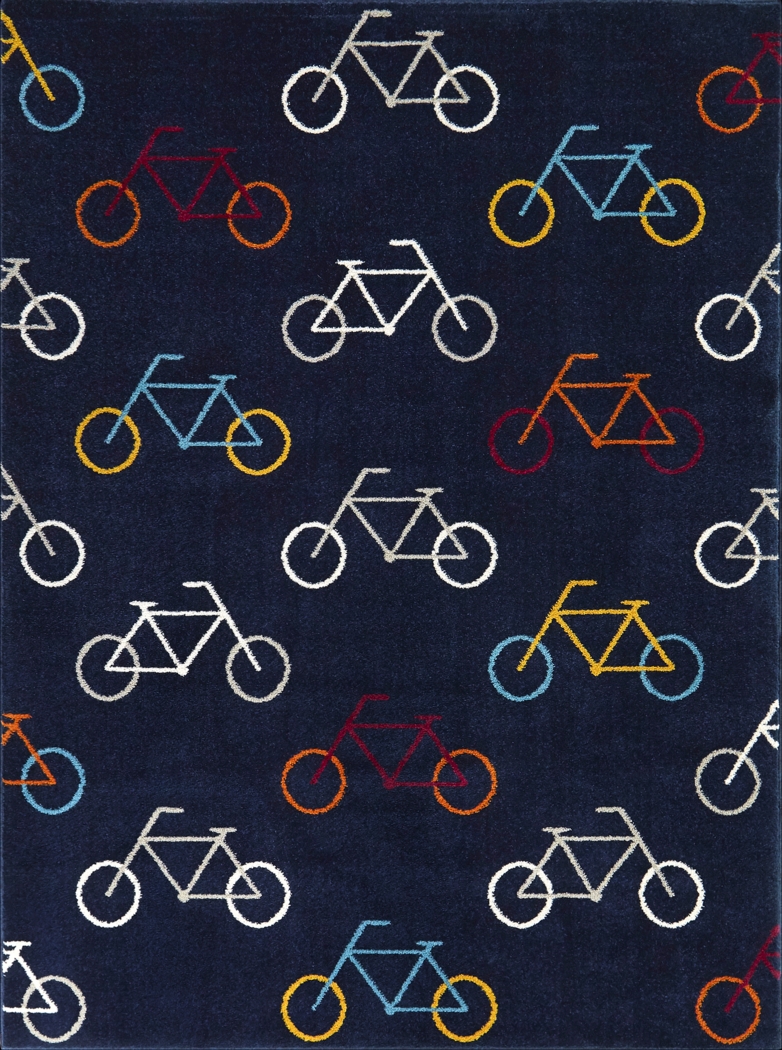 Kids Blyford Blue 5'3 x 7' Rug - Thumbnail - Image 1