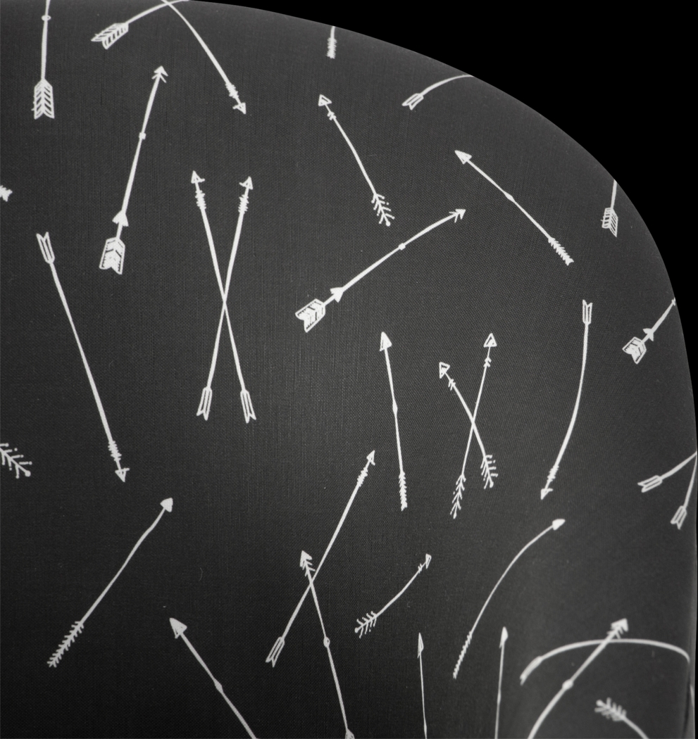 Bodoni Black Toddler Accent Chair - Thumbnail - Image 2