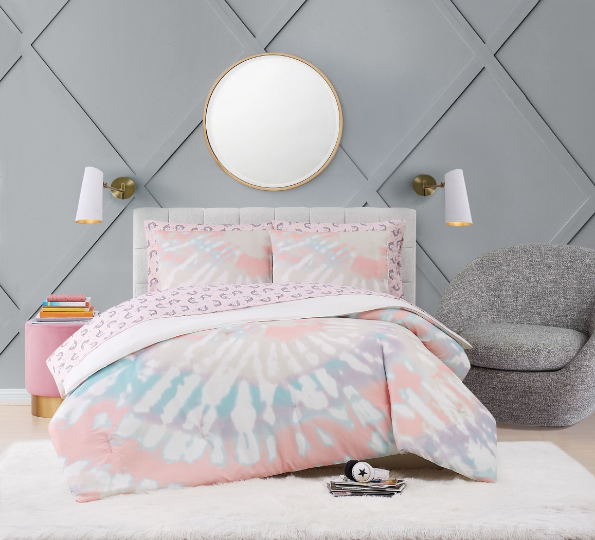 Kids Boho Chique Pink 7 Pc Full Comforter Set - Thumbnail - Image 4