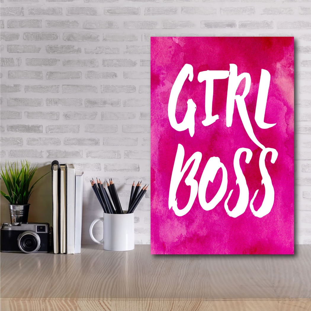 Kids Bossy Girls Pink Artwork - Thumbnail - Image 2