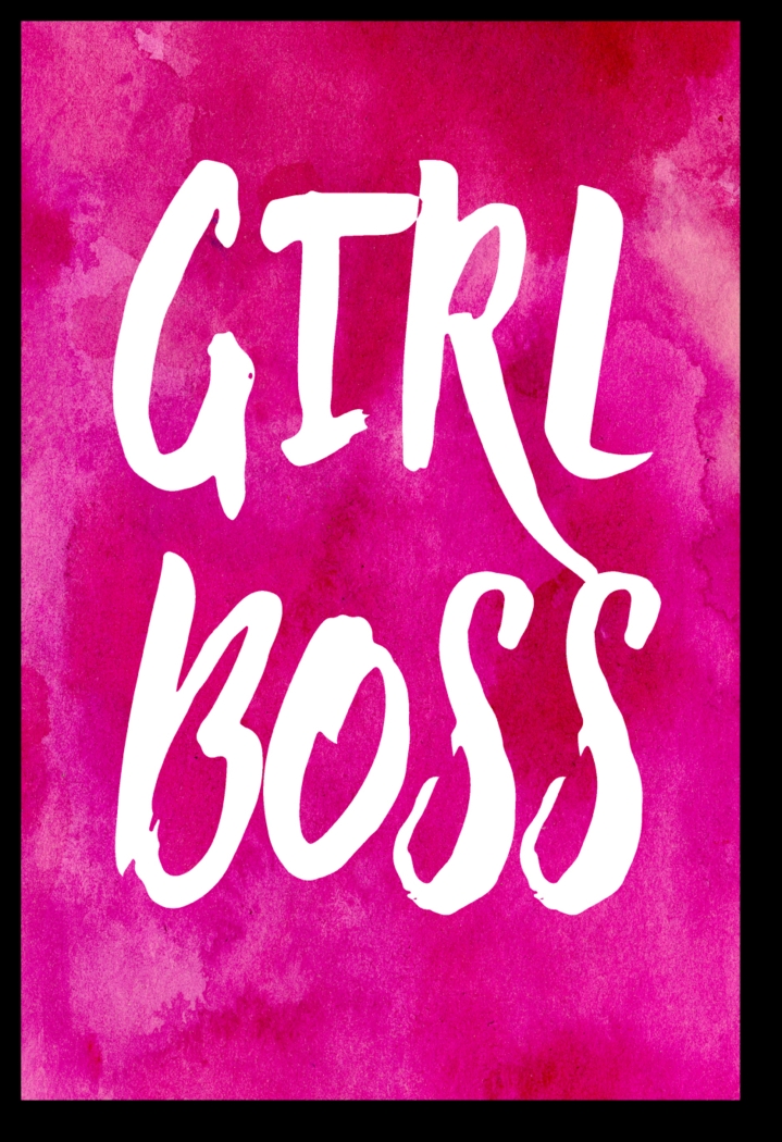 Kids Bossy Girls Pink Artwork - Thumbnail - Image 1