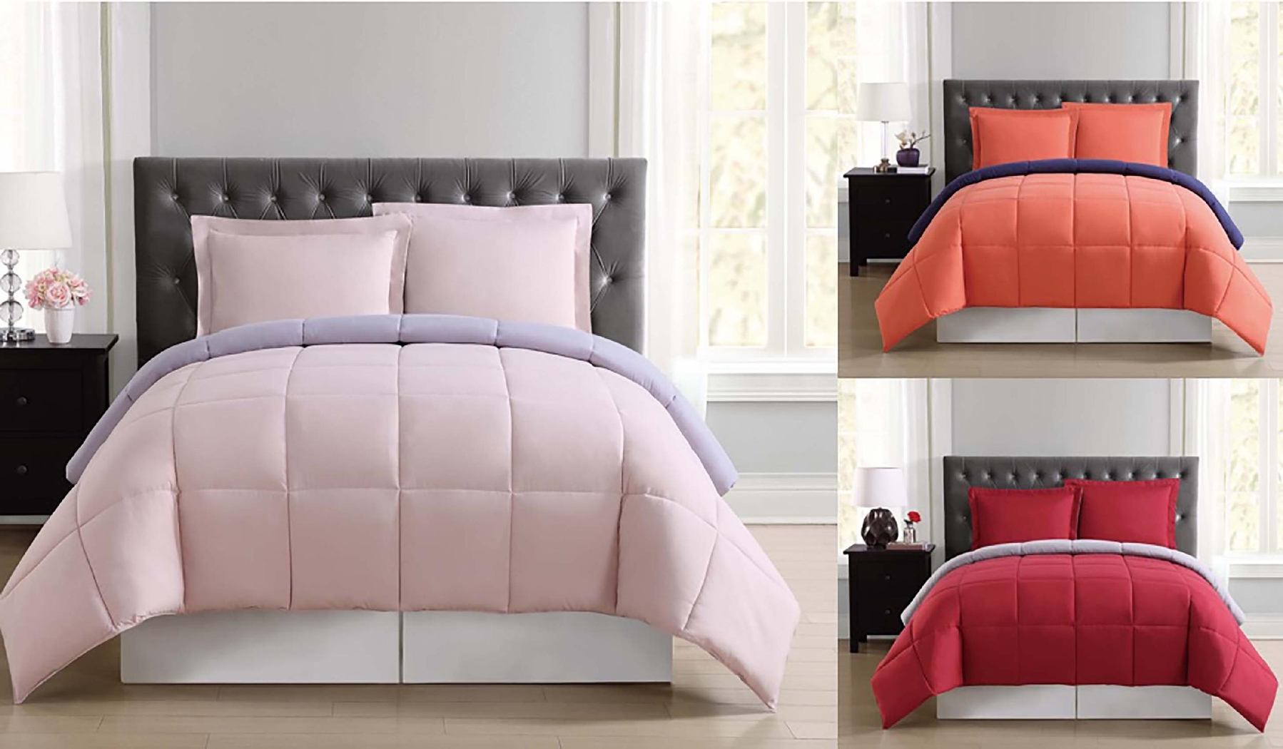Kids Boyette Blush/Lavender Full/Queen Comforter Set - Thumbnail - Image 5