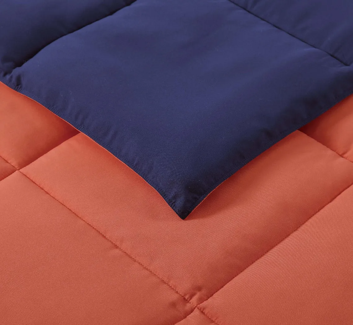 Kids Boyette Navy/Orange 2 Pc Twin Comforter Set - Thumbnail - Image 3
