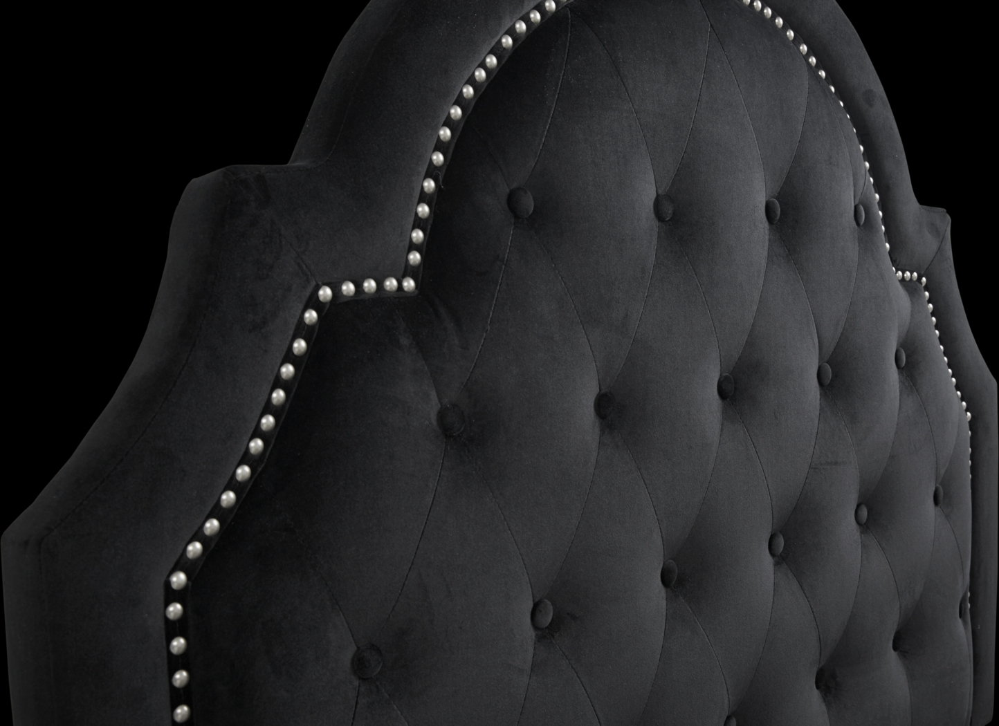 Kids Braelynn Black 3 Pc Full Upholstered Bed - Thumbnail - Image 2