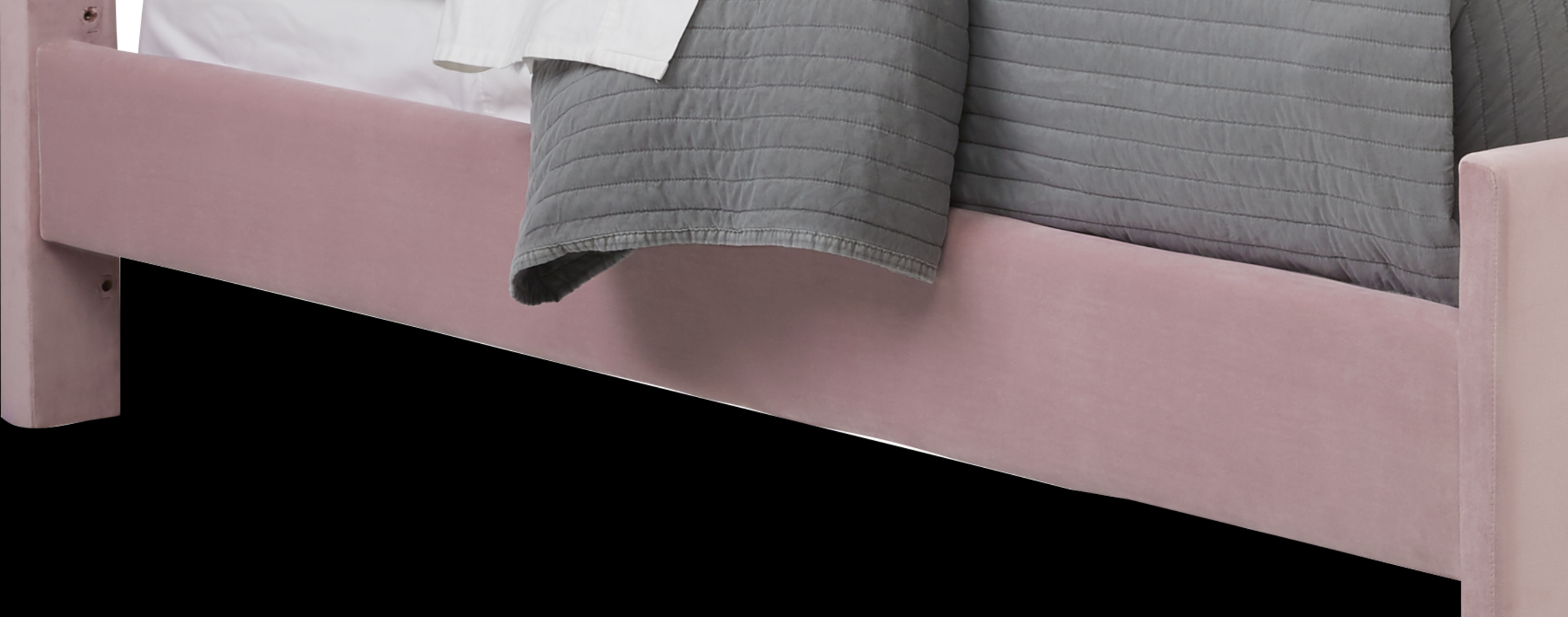 Kids Braelynn Pink Full Upholstered Bed - Thumbnail - Image 3