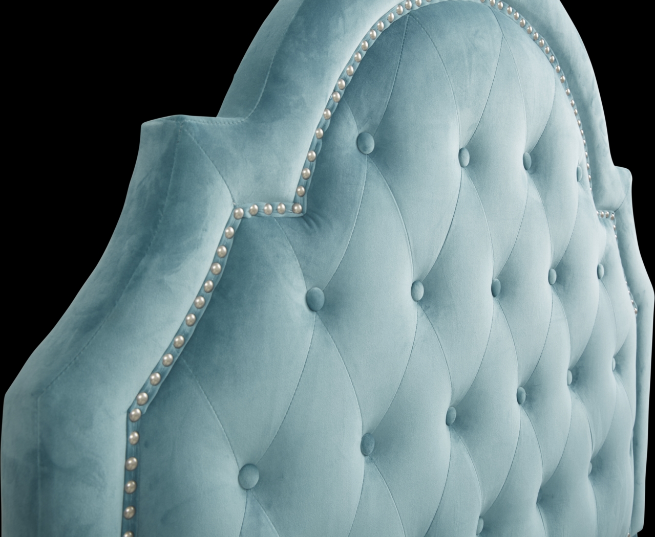 Kids Braelynn Teal 3 Pc Full Upholstered Bed - Thumbnail - Image 2