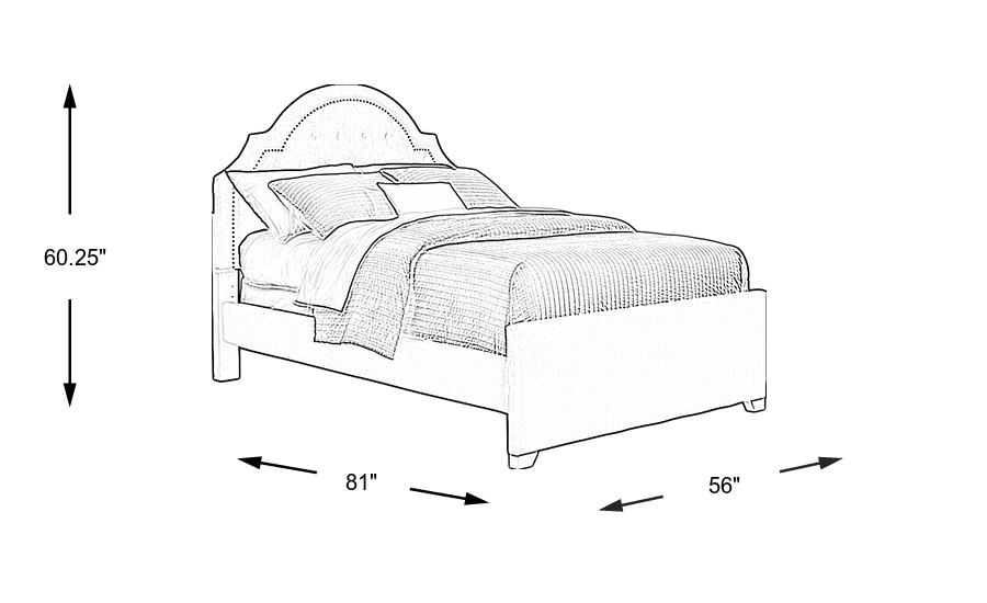 Dimension Image. Please refer to the Dimension Tab on this page for dimension details.