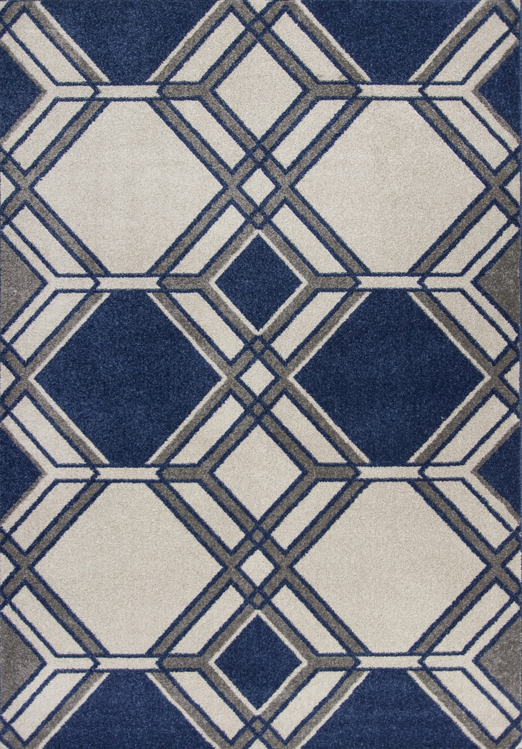 Kids Brayan Blue 8' x 11' Rug - Thumbnail - Image 1