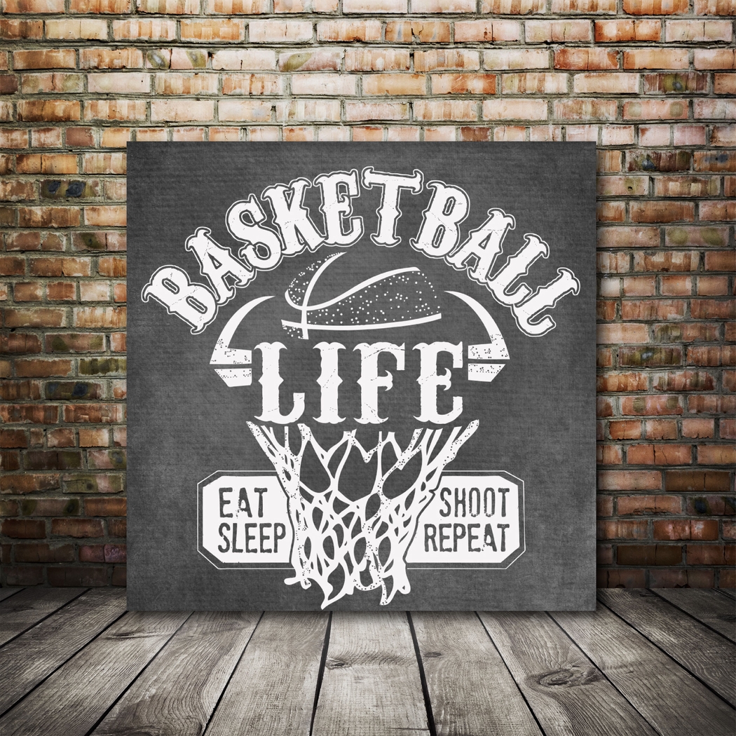 Kids Breathe Basketball Gray Artwork - Thumbnail - Image 2