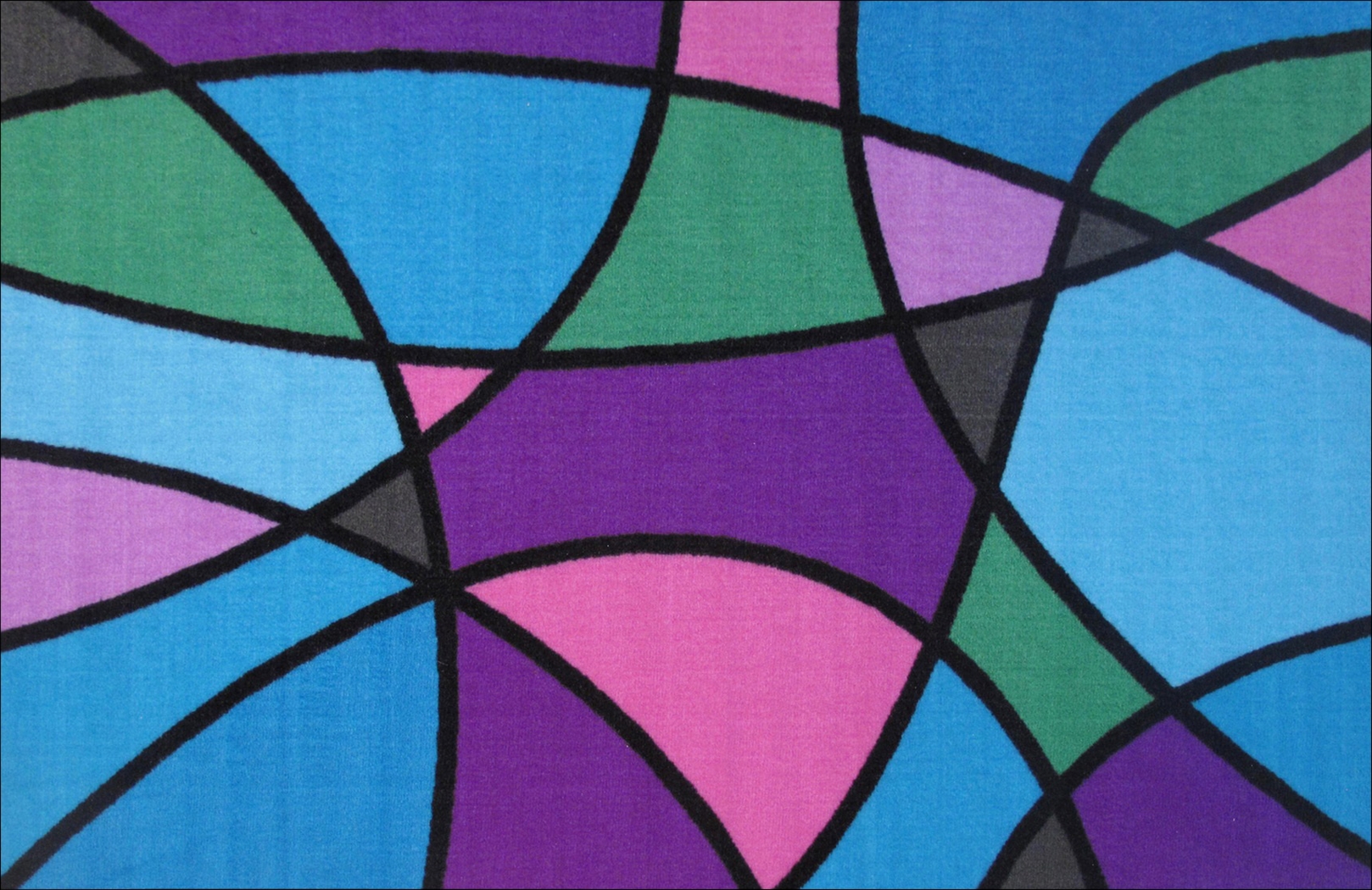 Kids Breezy Hues Blue 3' x 5' Rug - Thumbnail - Image 1