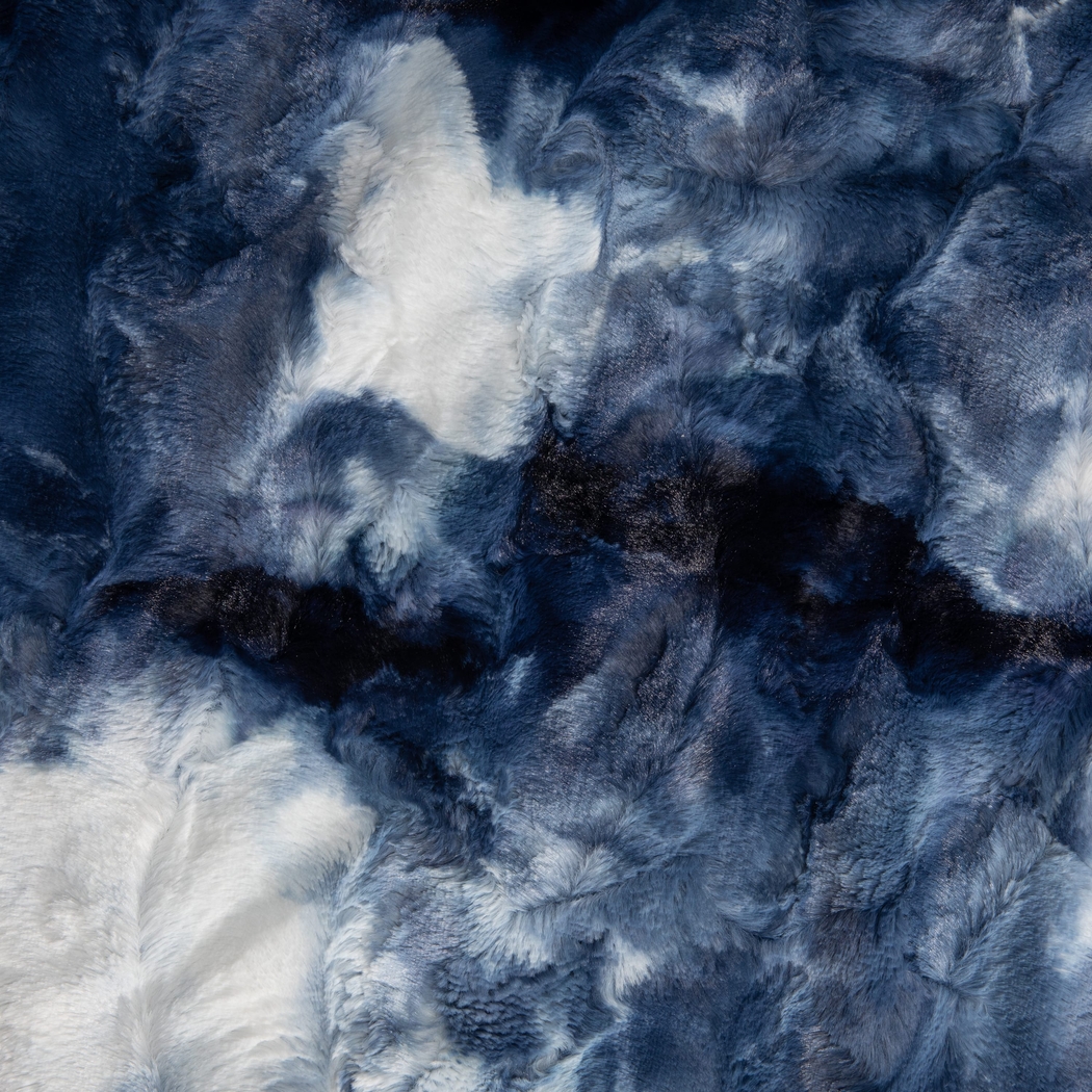 Kids Breun Blue White Bean Bag Lounger - Thumbnail - Image 4