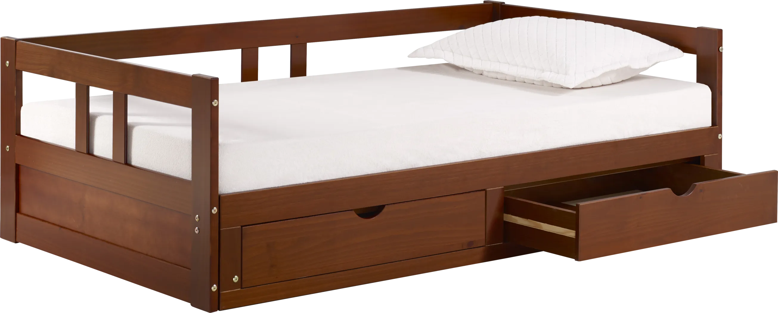 Kids Brigan Chestnut Twin Extending Day Bed - Thumbnail - Image 3