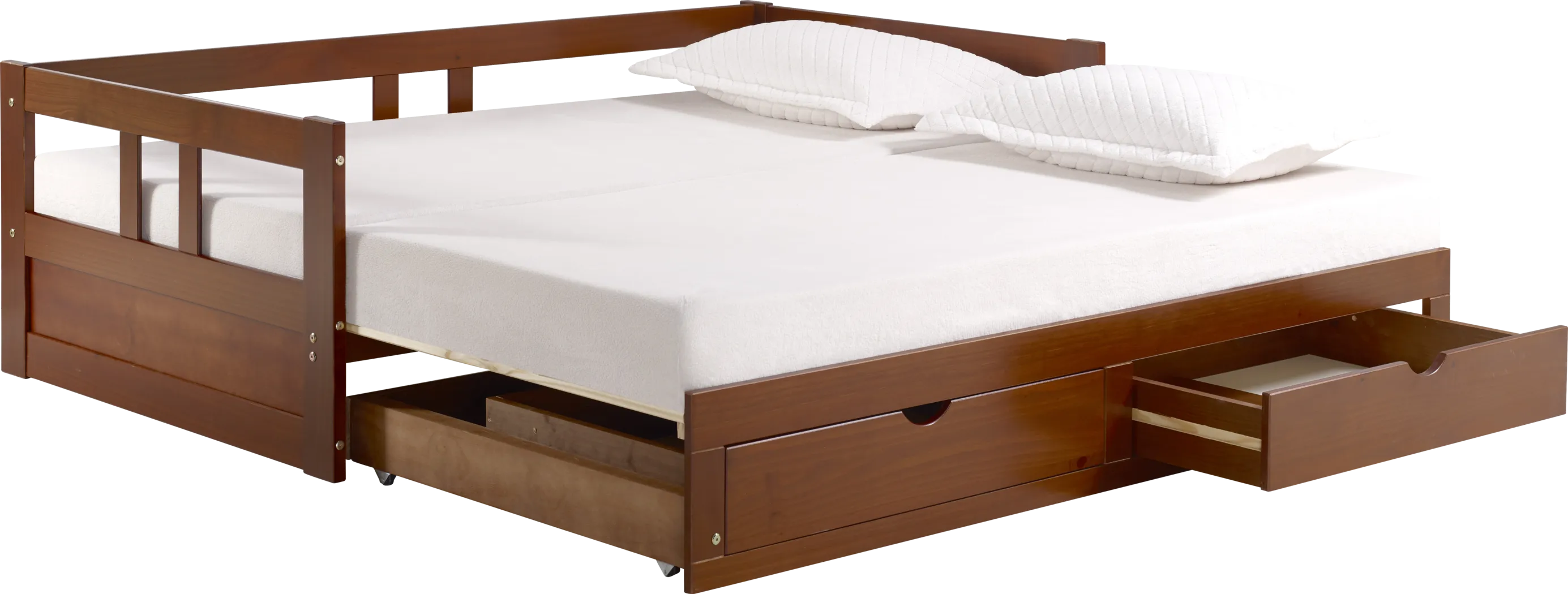 Kids Brigan Chestnut Twin Extending Day Bed - Thumbnail - Image 5