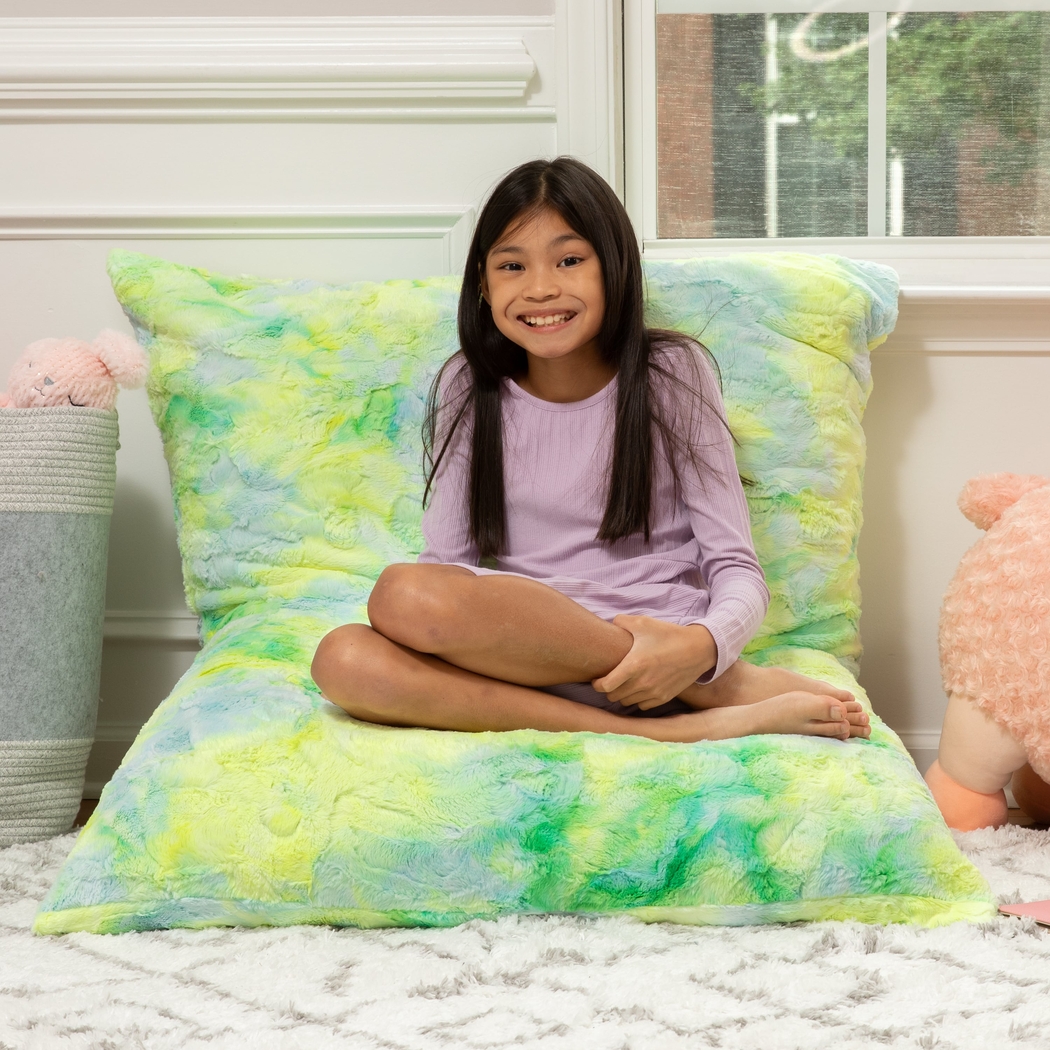 Kids Brigatine Yellow Green Floor Pillow - Thumbnail - Image 2