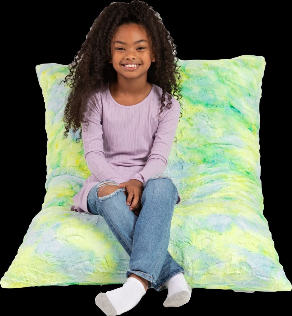 Kids Brigatine Yellow Green Floor Pillow - Thumbnail - Image 3