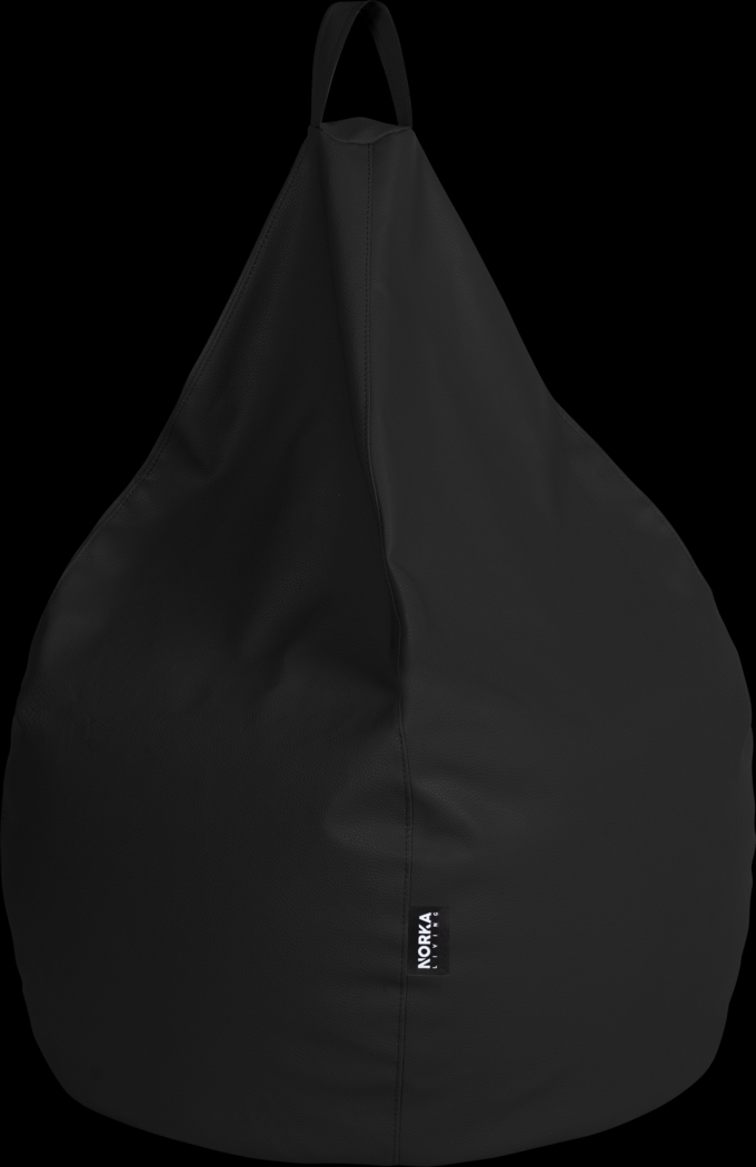 Kids Bright Drop Black Bean Bag Chair - Thumbnail - Image 1
