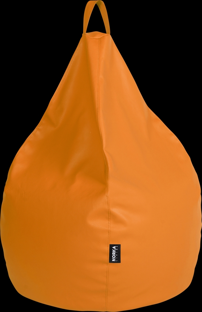 Kids Bright Drop Orange Bean Bag Chair - Thumbnail - Image 1