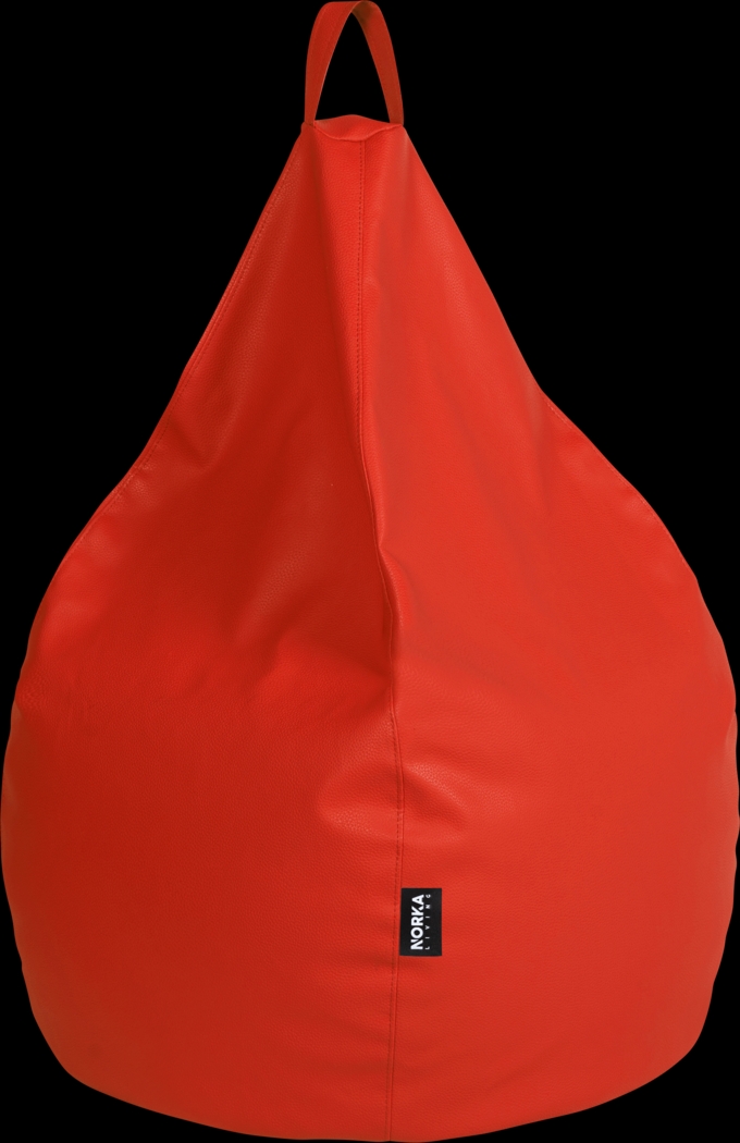 Kids Bright Drop Red Bean Bag Chair - Thumbnail - Image 1