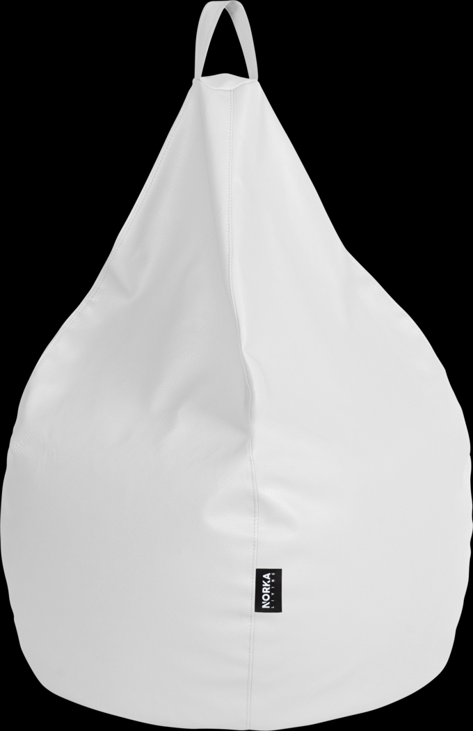 Kids Bright Drop White Bean Bag Chair - Thumbnail - Image 1