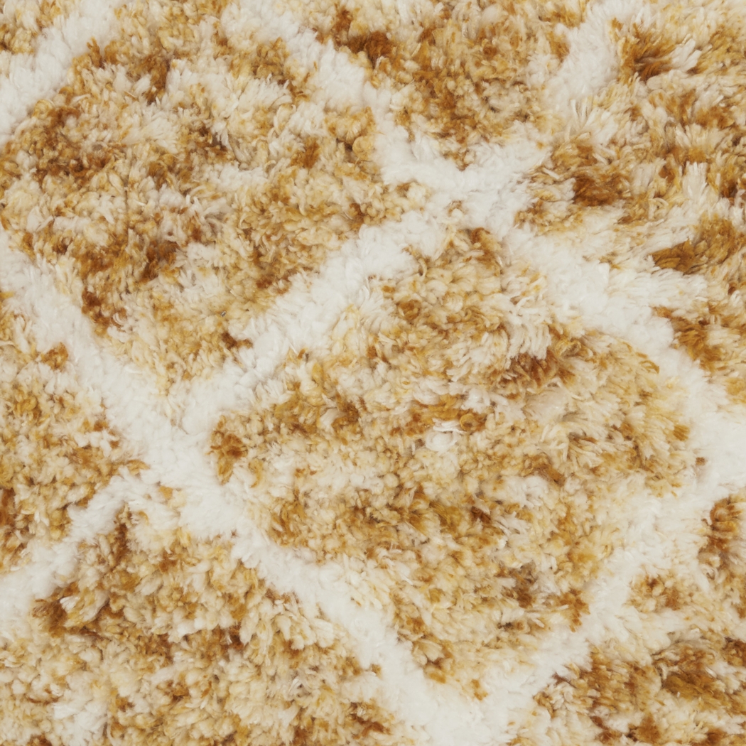 Kids Bright Lattice Mustard Accent Pillow - Thumbnail - Image 6