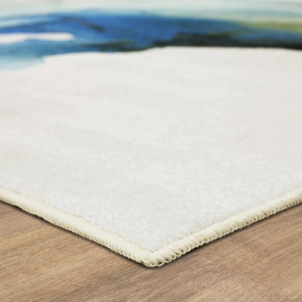 Kids Bright Wind Silver 5' x 8' Rug - Image 7