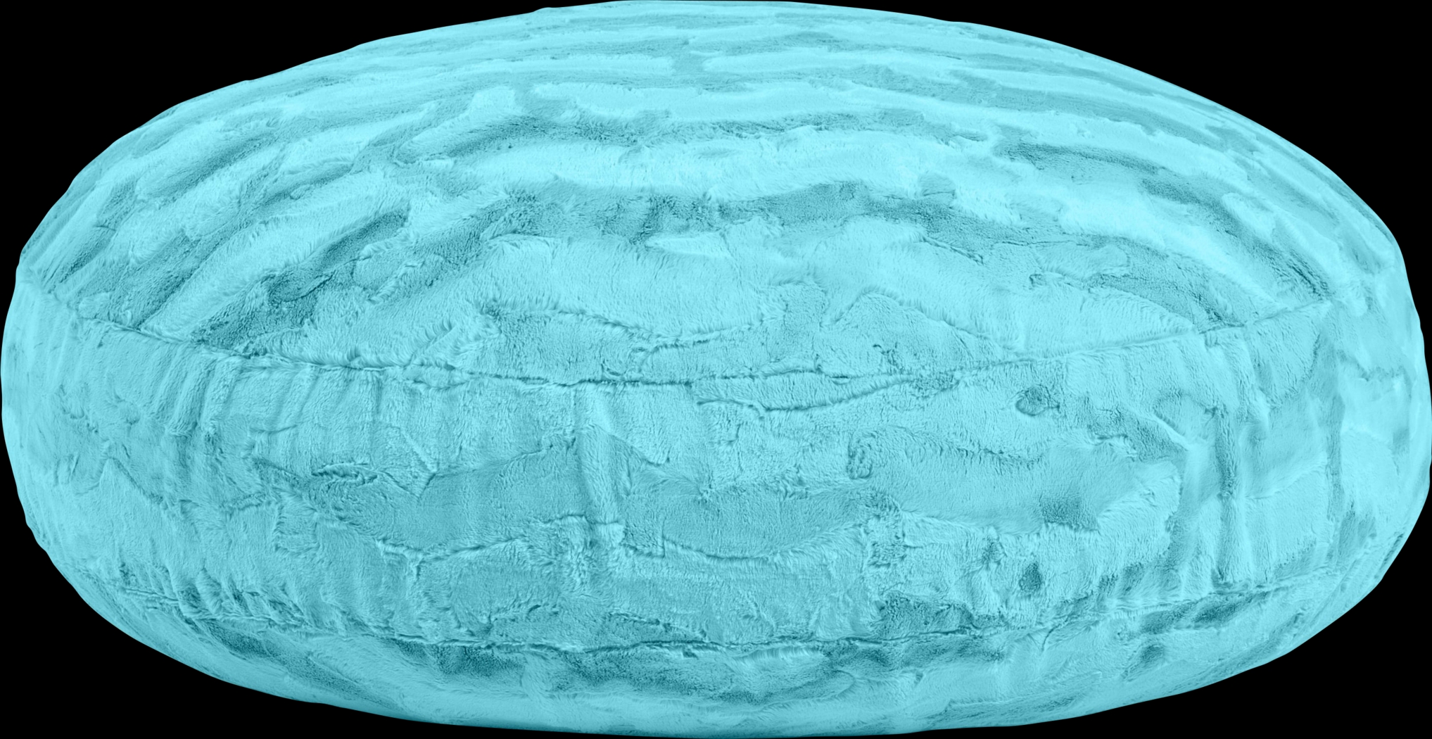 Kids Brogton Turquoise Bean Bag Chair - Thumbnail - Image 1