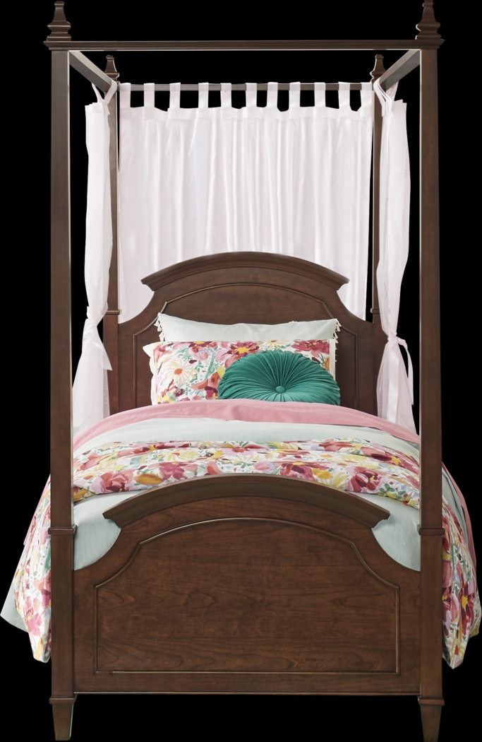 Kids Brooklyn Lane Cherry 6 Pc Twin Canopy Bedroom - Thumbnail - Image 4