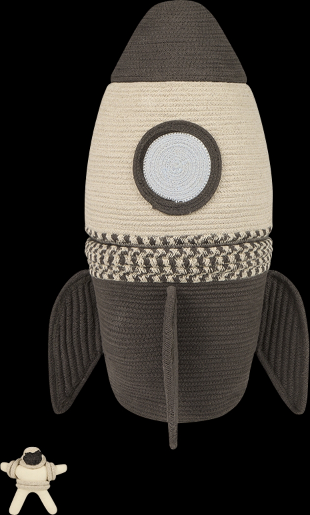 Kids Brown Rocket Basket - Thumbnail - Image 1