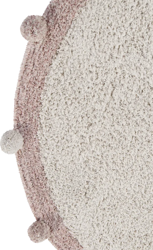 Kids Bubbly Natural 4' Machine Washable Round Rug - Thumbnail - Image 4