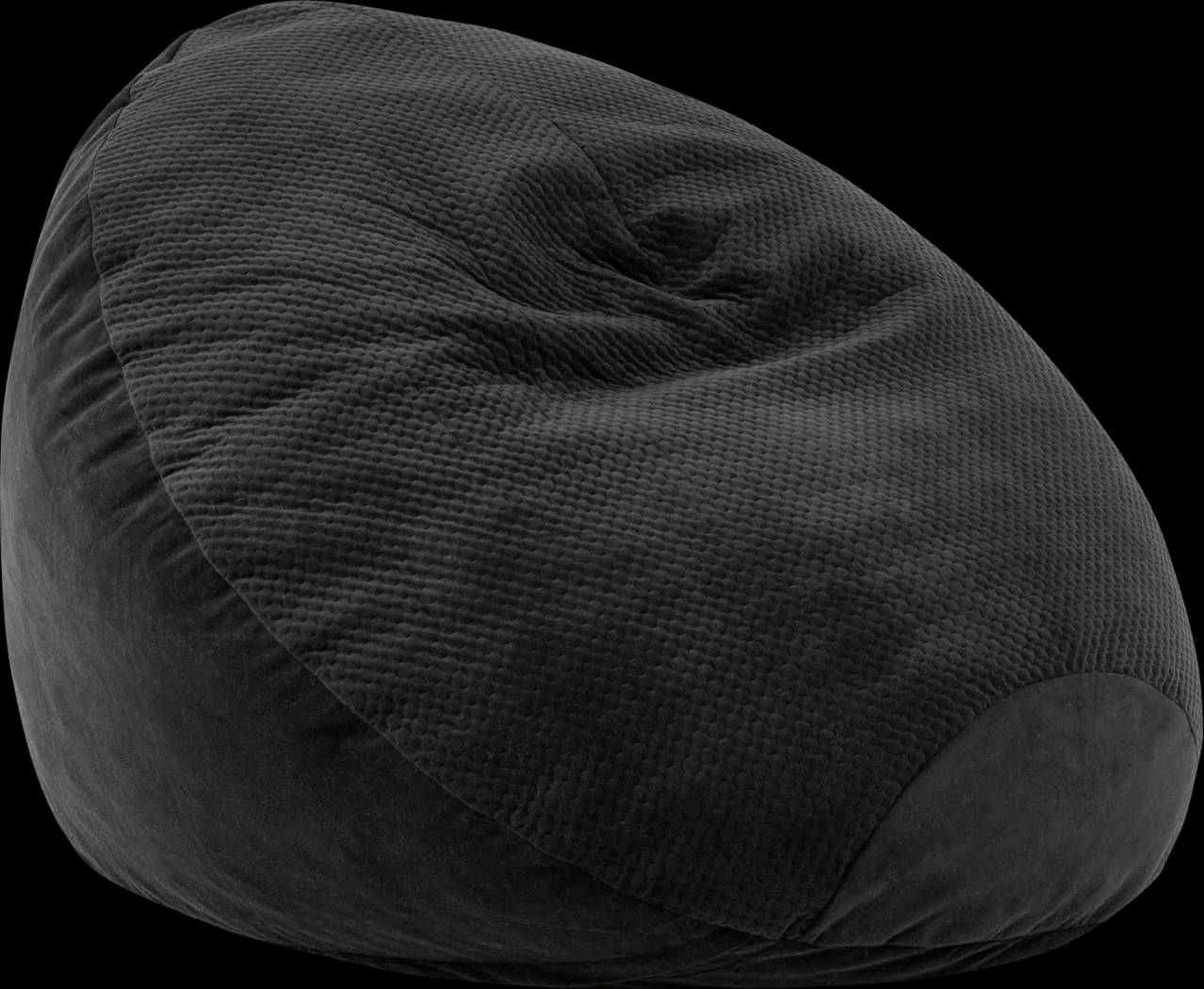 Kids Bultman Black Bean Bag Egg Chair - Thumbnail - Image 1