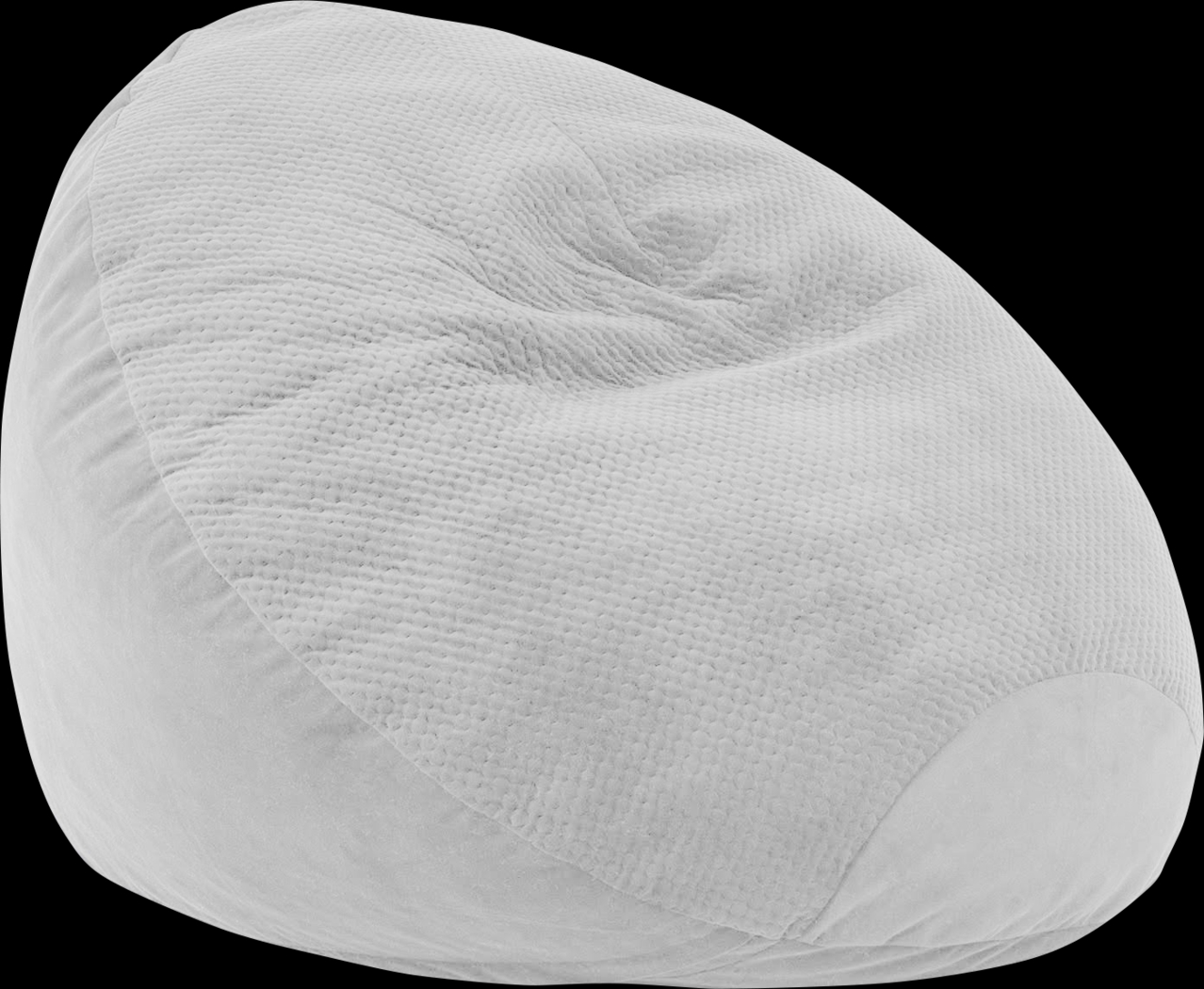 Kids Bultman Gray Bean Bag Egg Chair - Thumbnail - Image 1