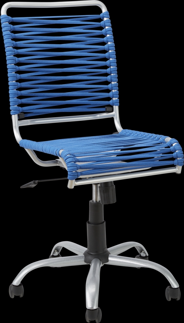 Kids Bungee Twist Blue Desk Chair - Thumbnail - Image 1