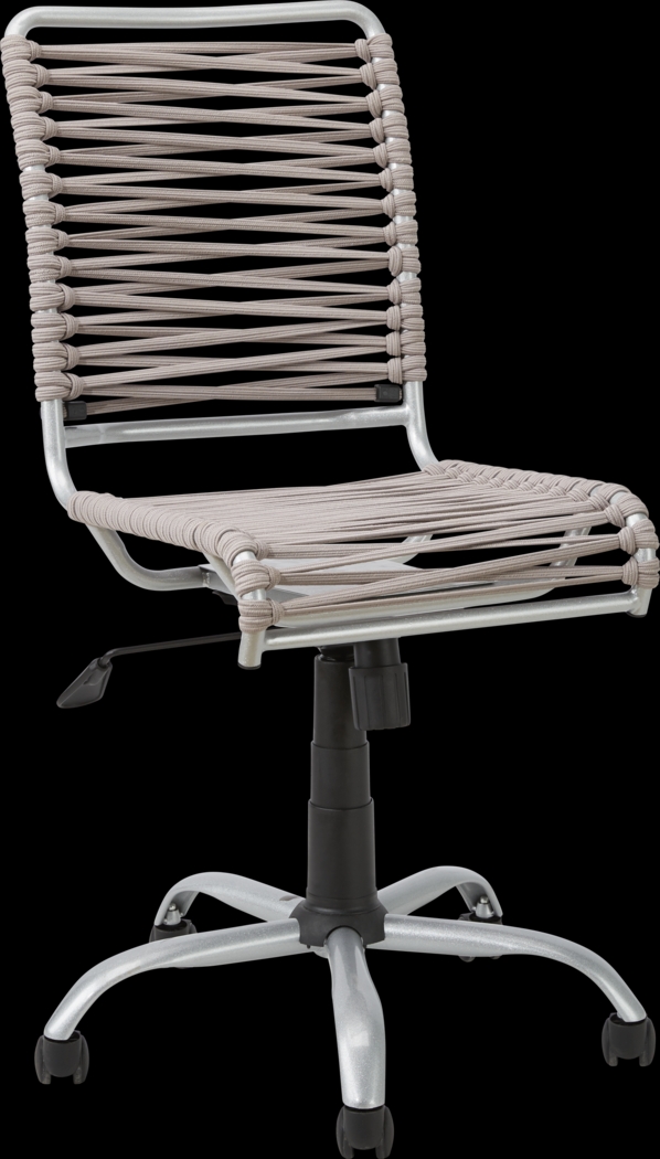 Kids Bungee Twist Gray Desk Chair - Thumbnail - Image 1