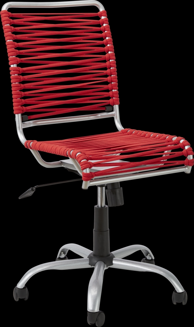 Kids Bungee Twist Red Desk Chair - Thumbnail - Image 1