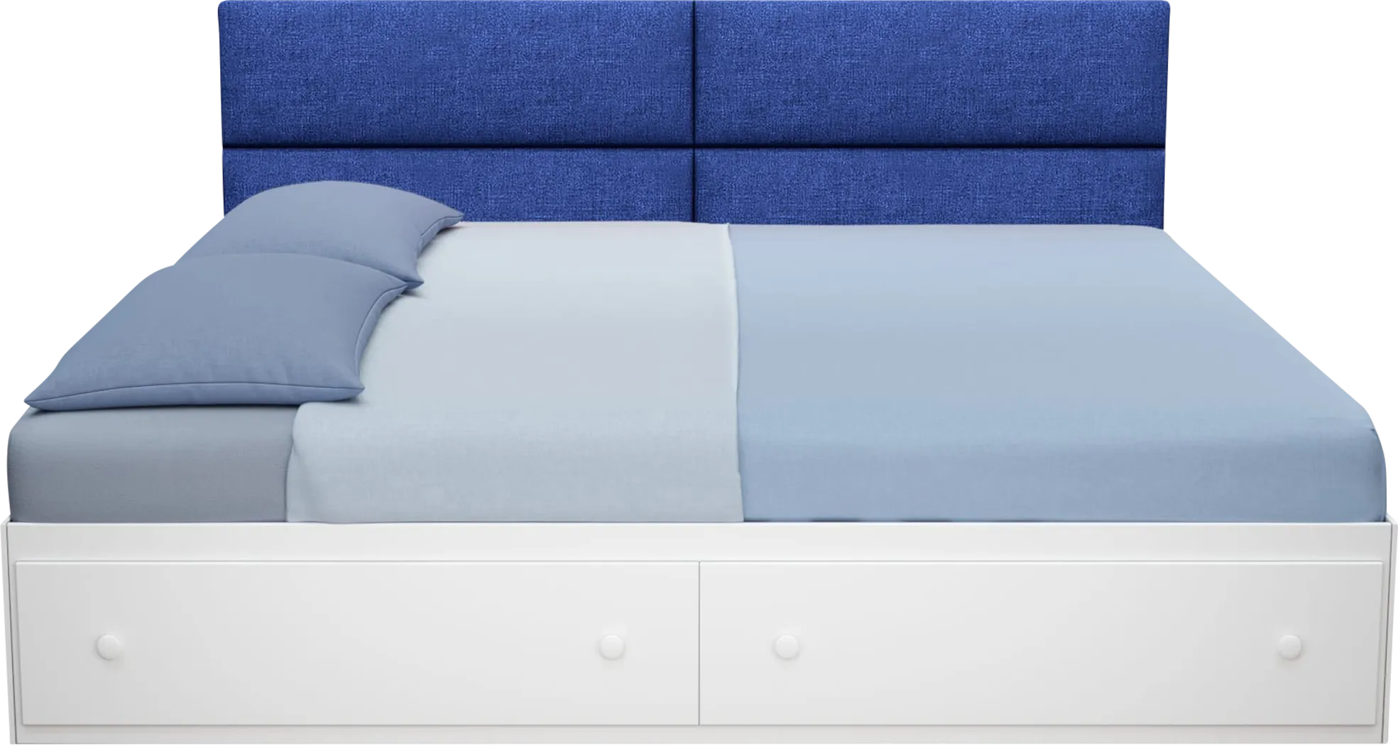 Kids Burkett Blue Full/Queen Headboard Panel, Set of 4 - Thumbnail - Image 2