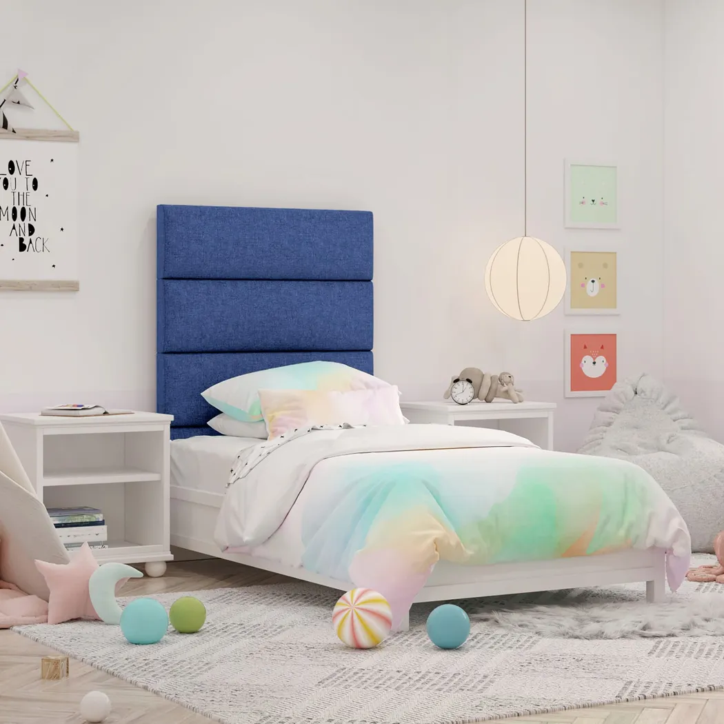 Kids Burkett Blue Twin Headboard Panel, Set of 4 - Thumbnail - Image 2