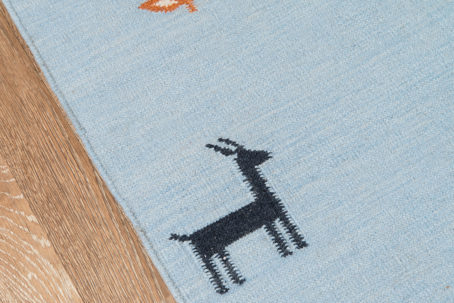 Kids Busy Meadow Blue 3'6 x 5'6 Rug - Thumbnail - Image 3