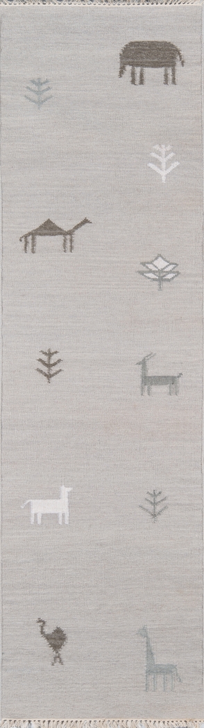 Kids Busy Meadow Gray 5' x 7'6 Rug - Thumbnail - Image 5